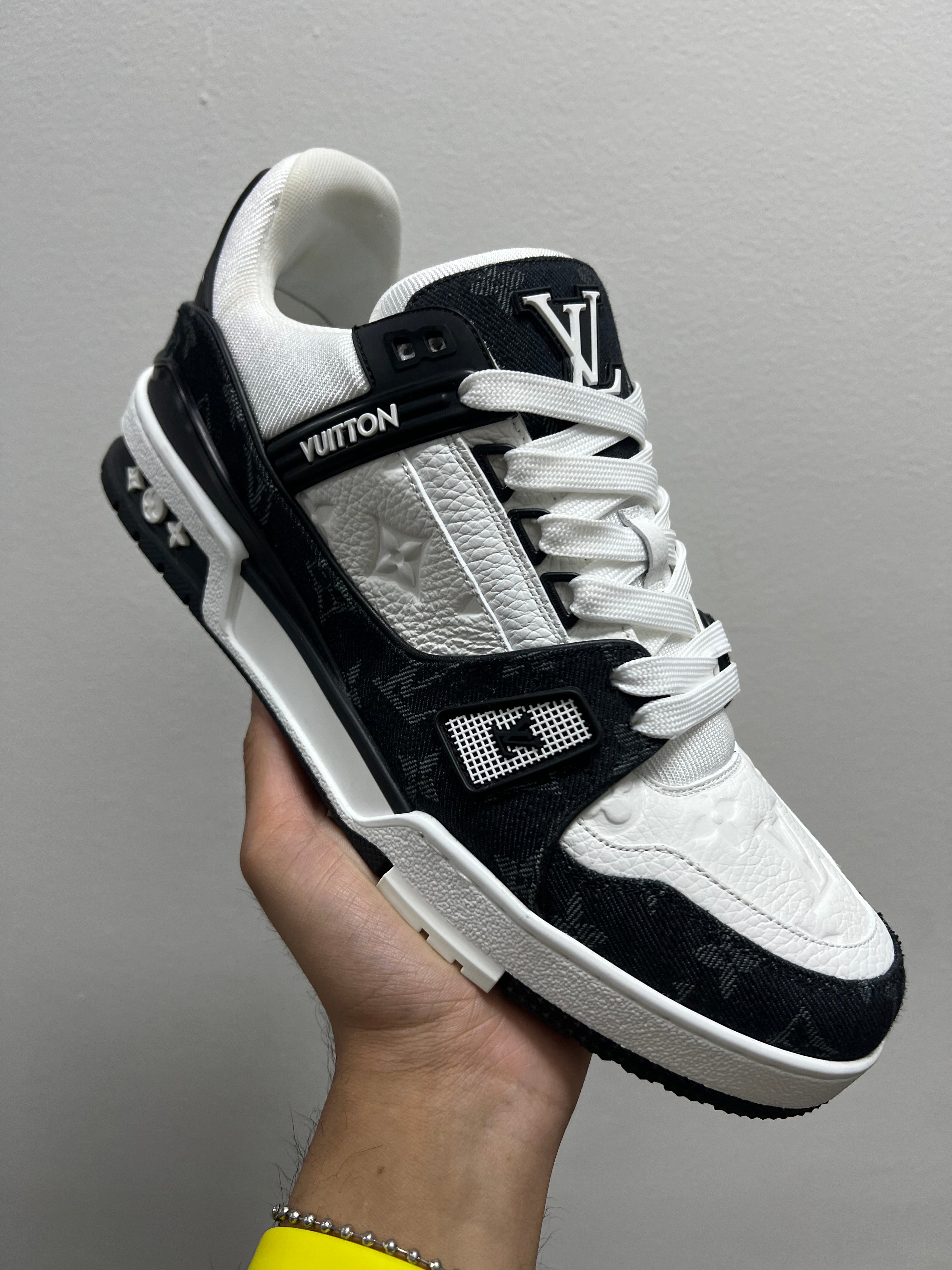 Louis Vuitton LV Trainer Black White