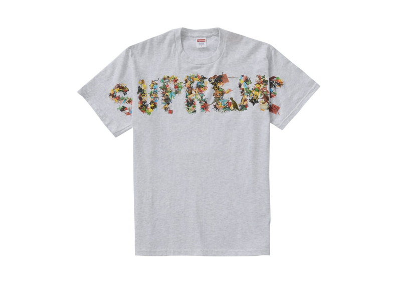 Supreme Toys tee Gray