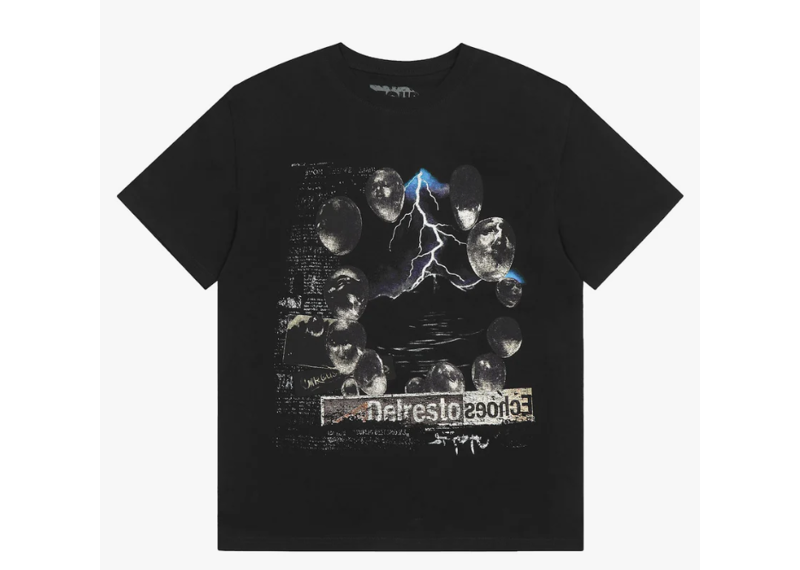 Travis Scott Utopia Echoes Circus Maximus Tee Black