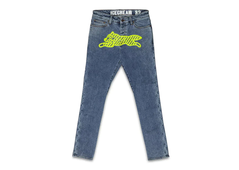 ICECREAM NEON LIME JEAN