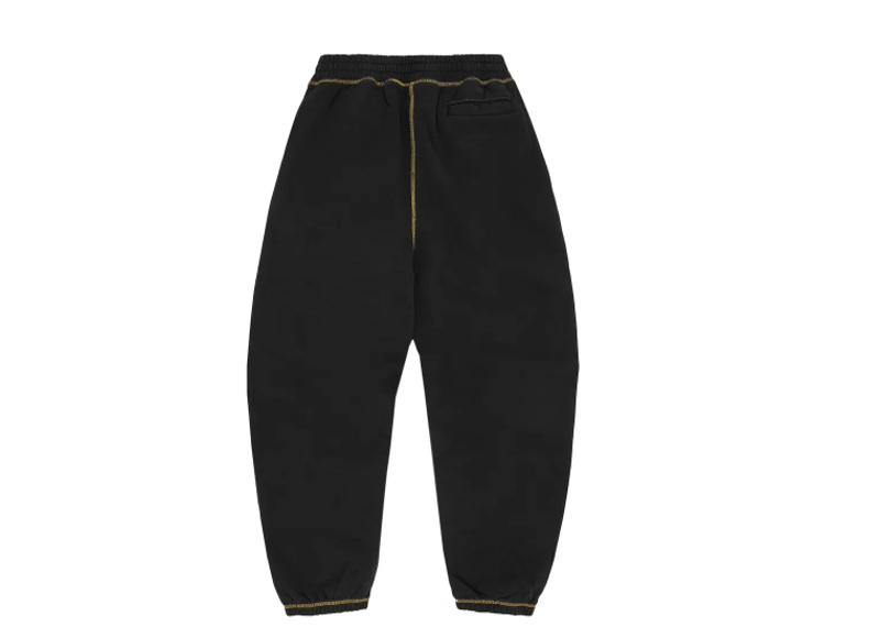 Corteiz Alcatraz Contrast Sweatpant Black/Yellow