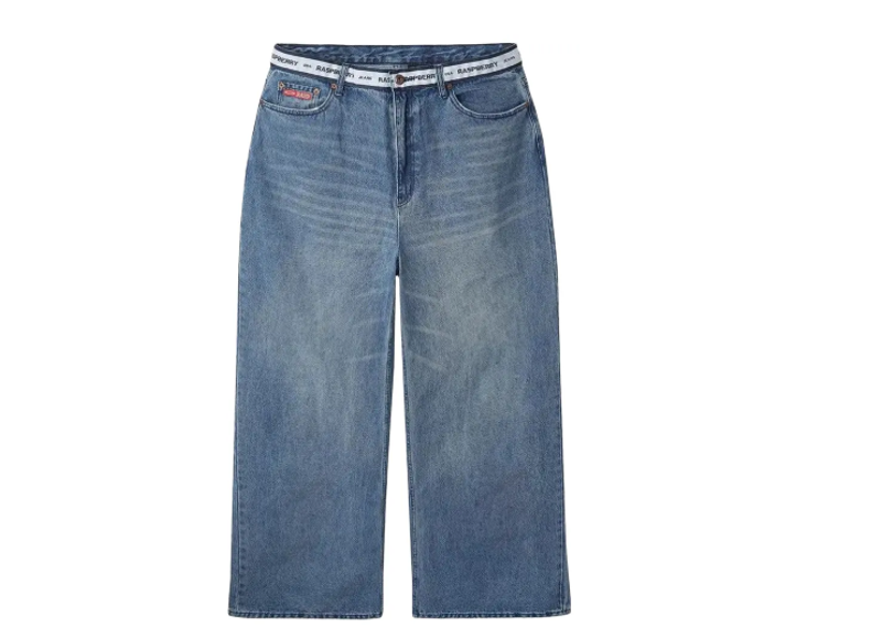 GV Gallery Raspberry Hills Raspberry Baggy Jeans Blue