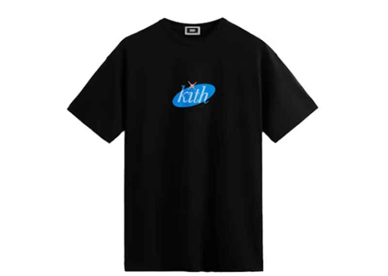 Kith Retro Logo Tee Black