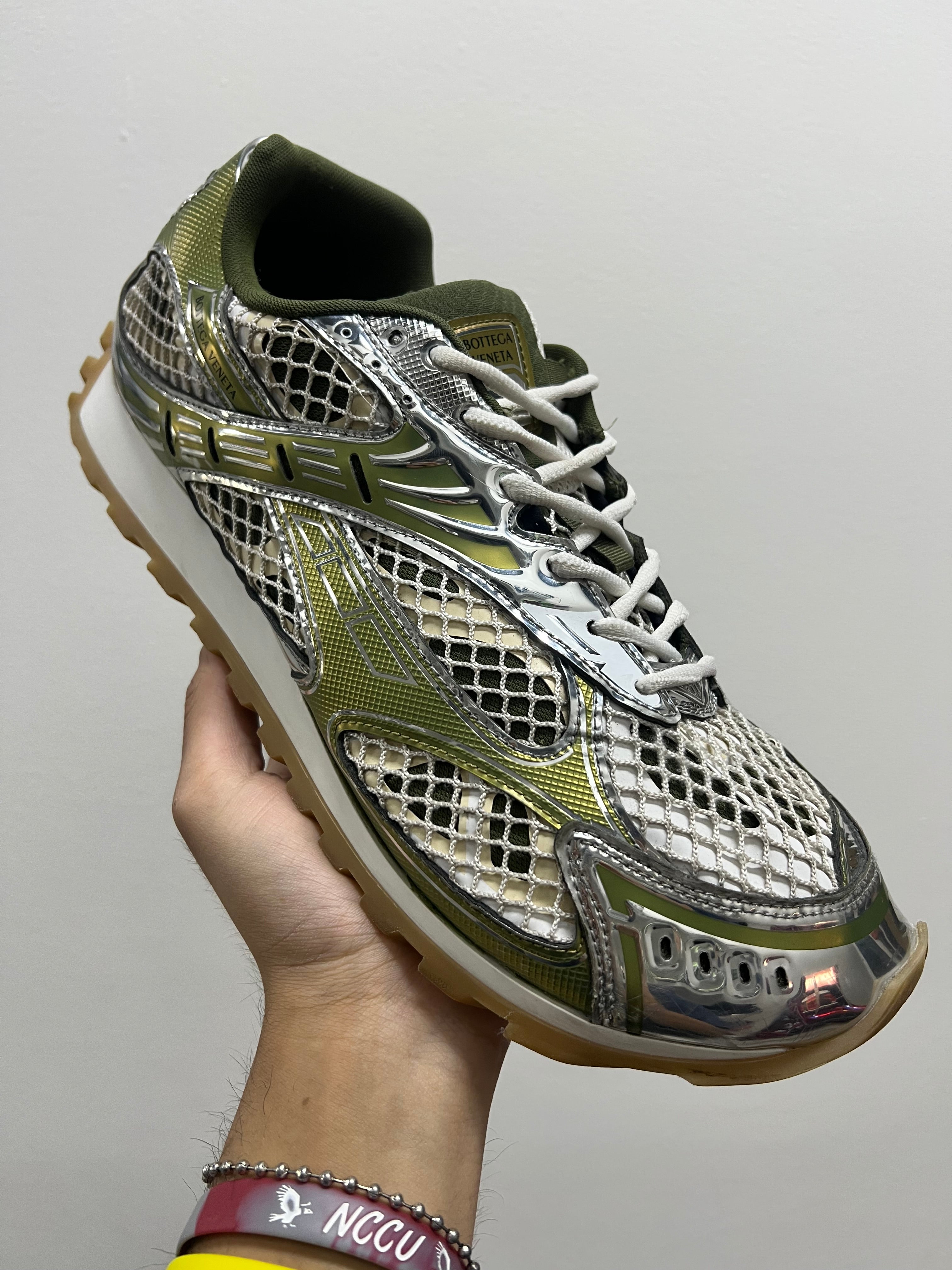 Bottega Veneta Orbit Sneaker Mud White