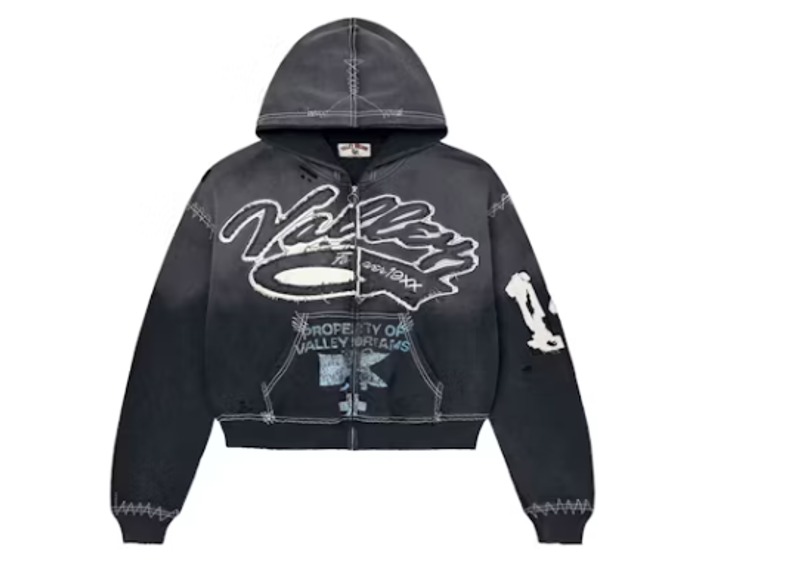 Vale Forever Religion Zip Up Hoodie Black