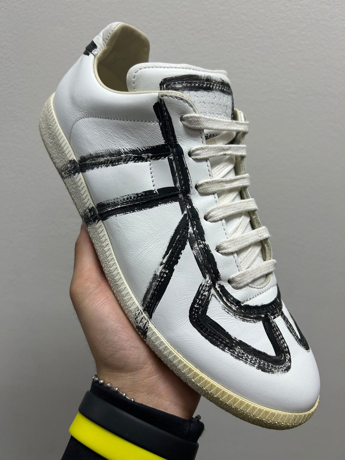 Maison Margiela 22 Replica Low Painted Seam Sneakers