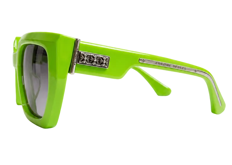 CHROME HEARTS IDHITIT FRAMES NEON GREEN