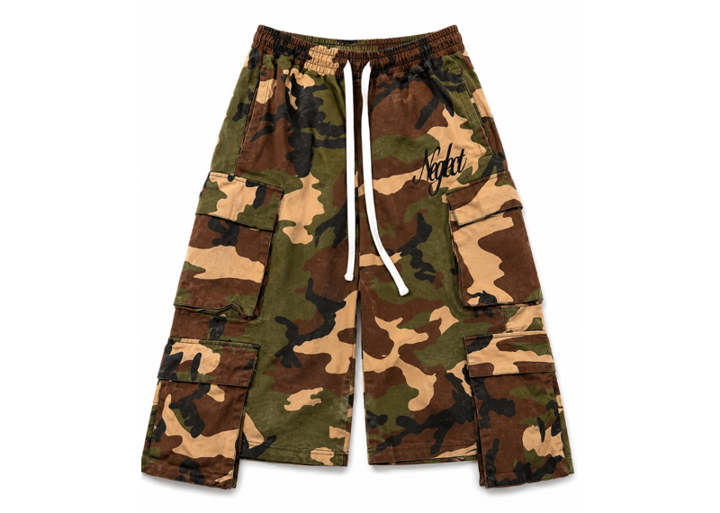 NEGLECT STUDIOS RO LONG SHORTS CAMO