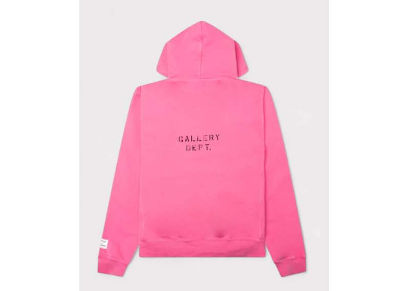 Gallery Dept. Logo Hoodie Flo Pink