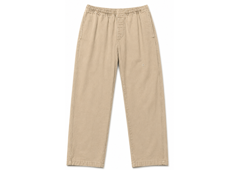 STUSSY BEIGE CARGO JEANS FLAWED (SMALL TEAR)