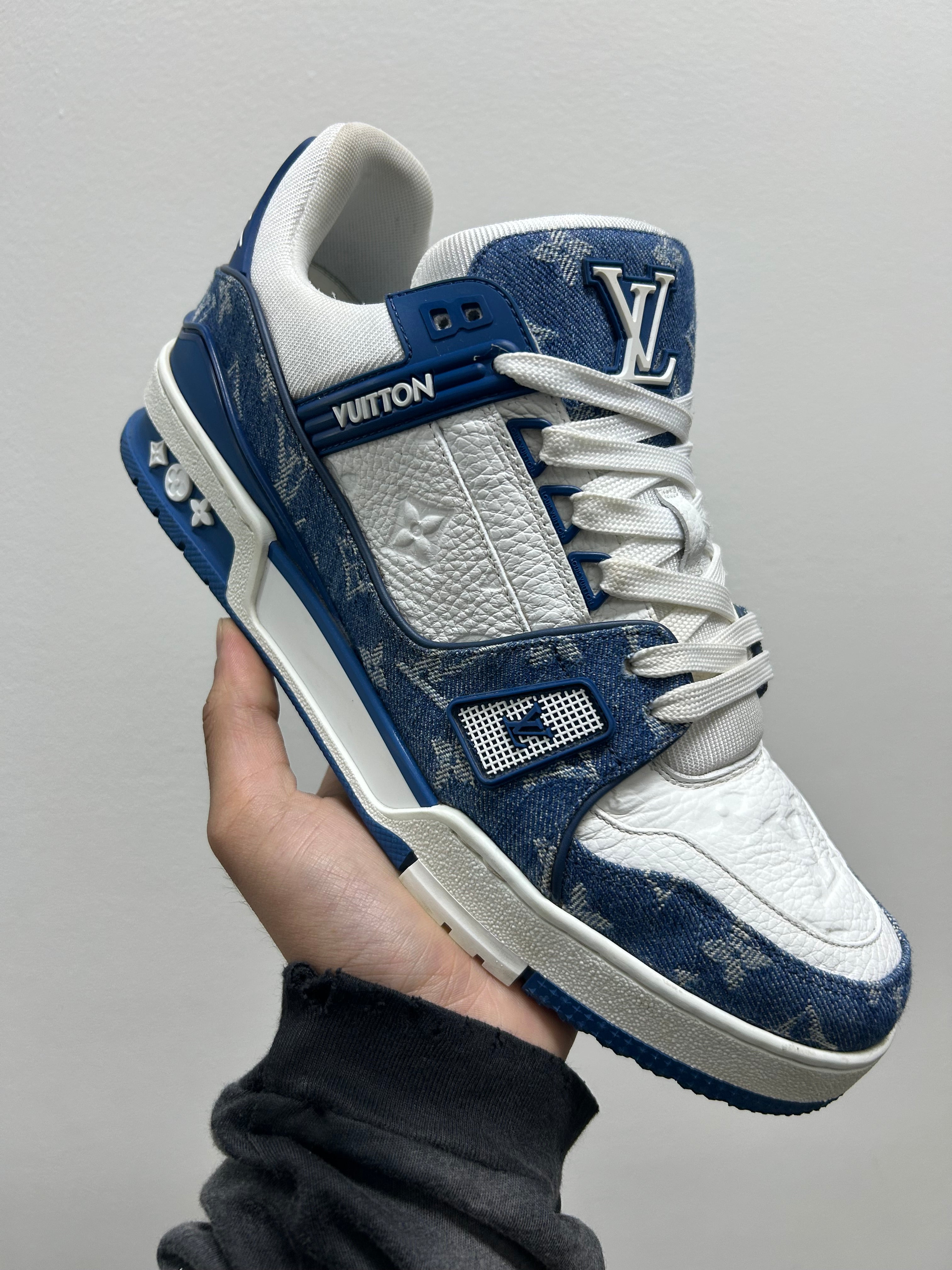 Louis Vuitton Trainer Low Monogram Denim
