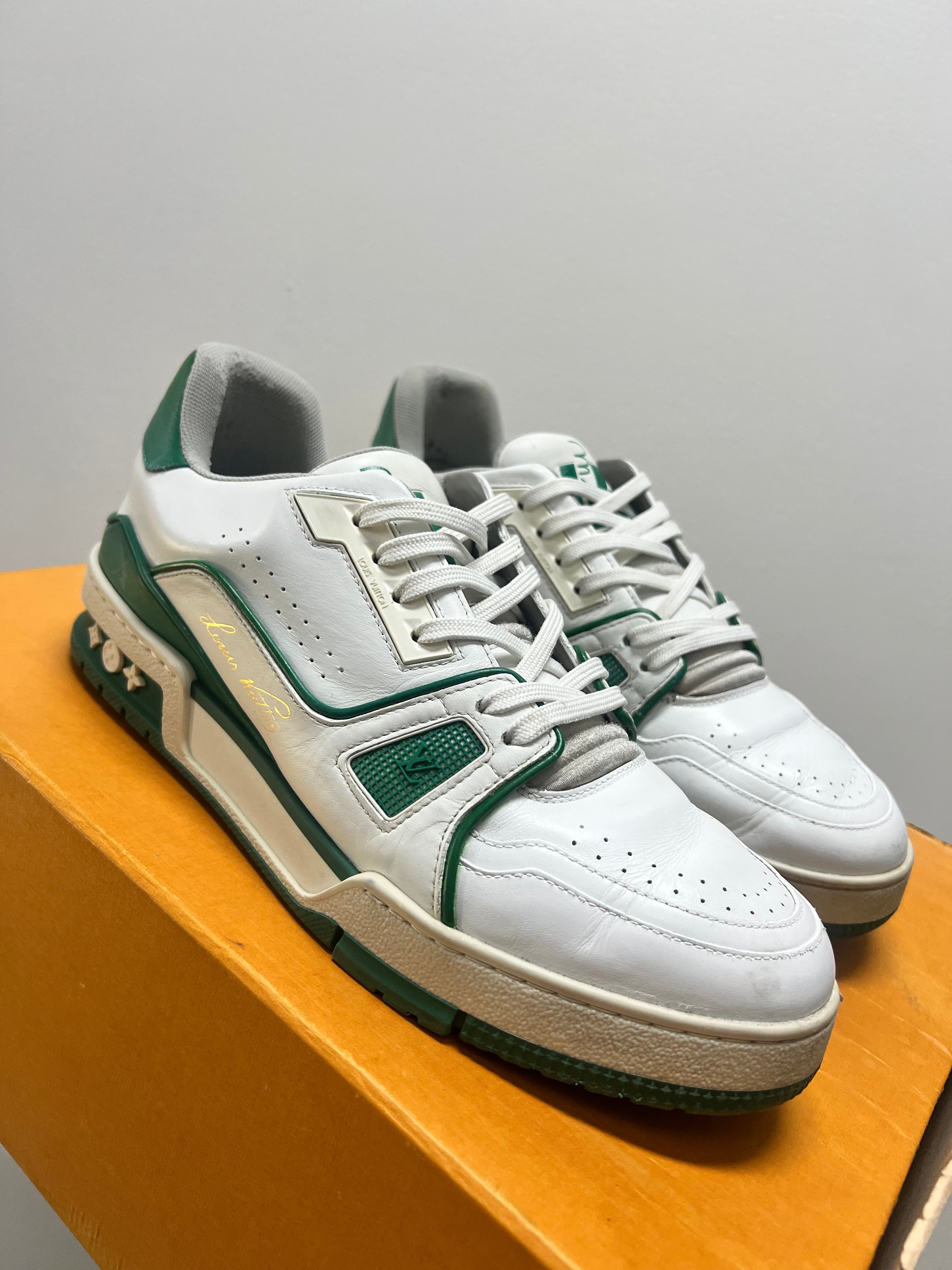 Louis Vuitton Virgil Abloh Green White Trainer