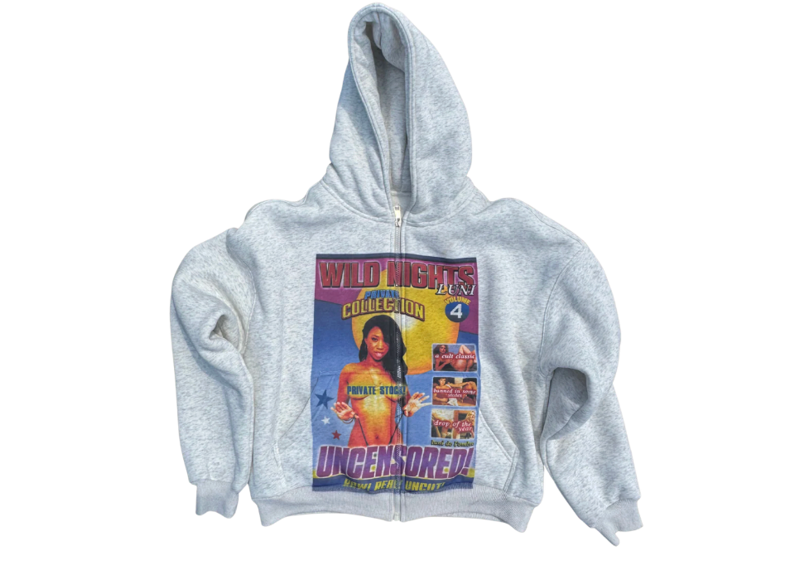 LUNI WILD NIGHTS GREY HOODIE