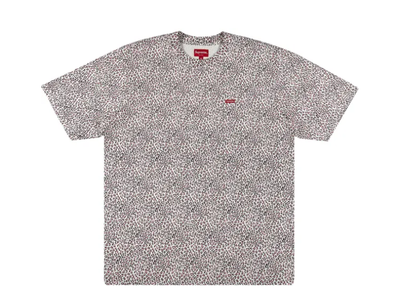 Supreme Small Box Tee Pink Leopard