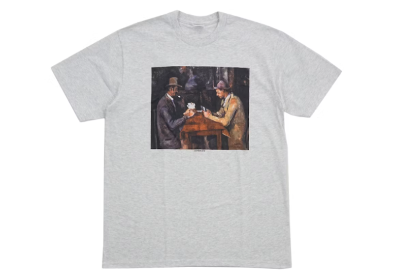 Supreme Cards Tee Ash Grey