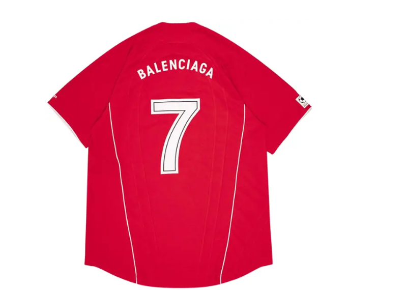 Balenciaga Soccer T-Shirt Red/White