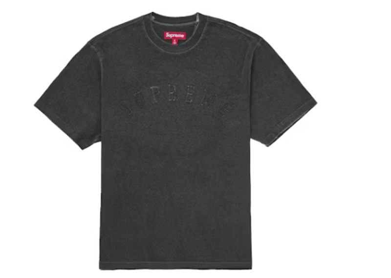Supreme Overprint S/S Top Black