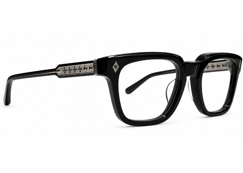 CHROME HEARTS ABMIDIXTROUS FRAMES BLACK/SILVER