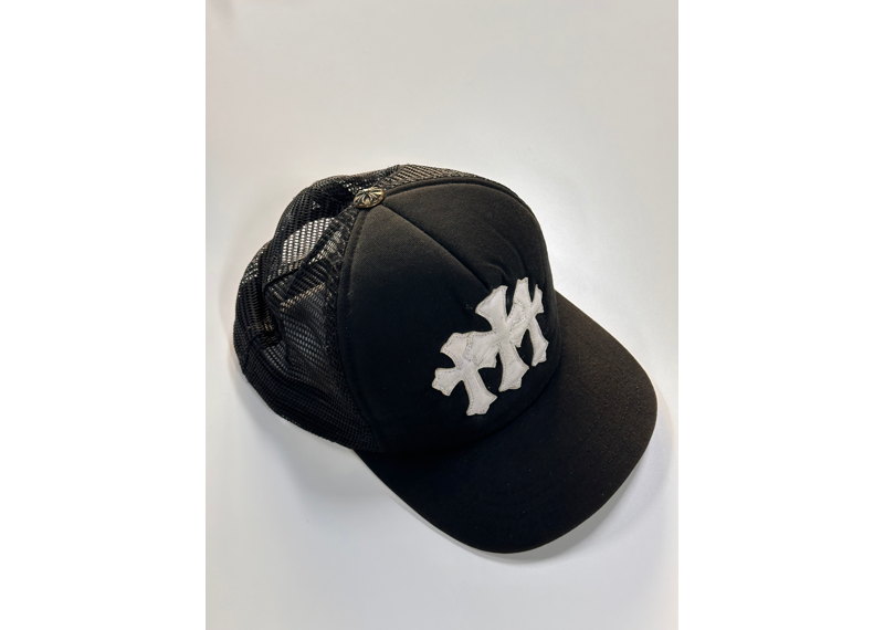 Chrome Hearts Cemetery Trucker Hat Black