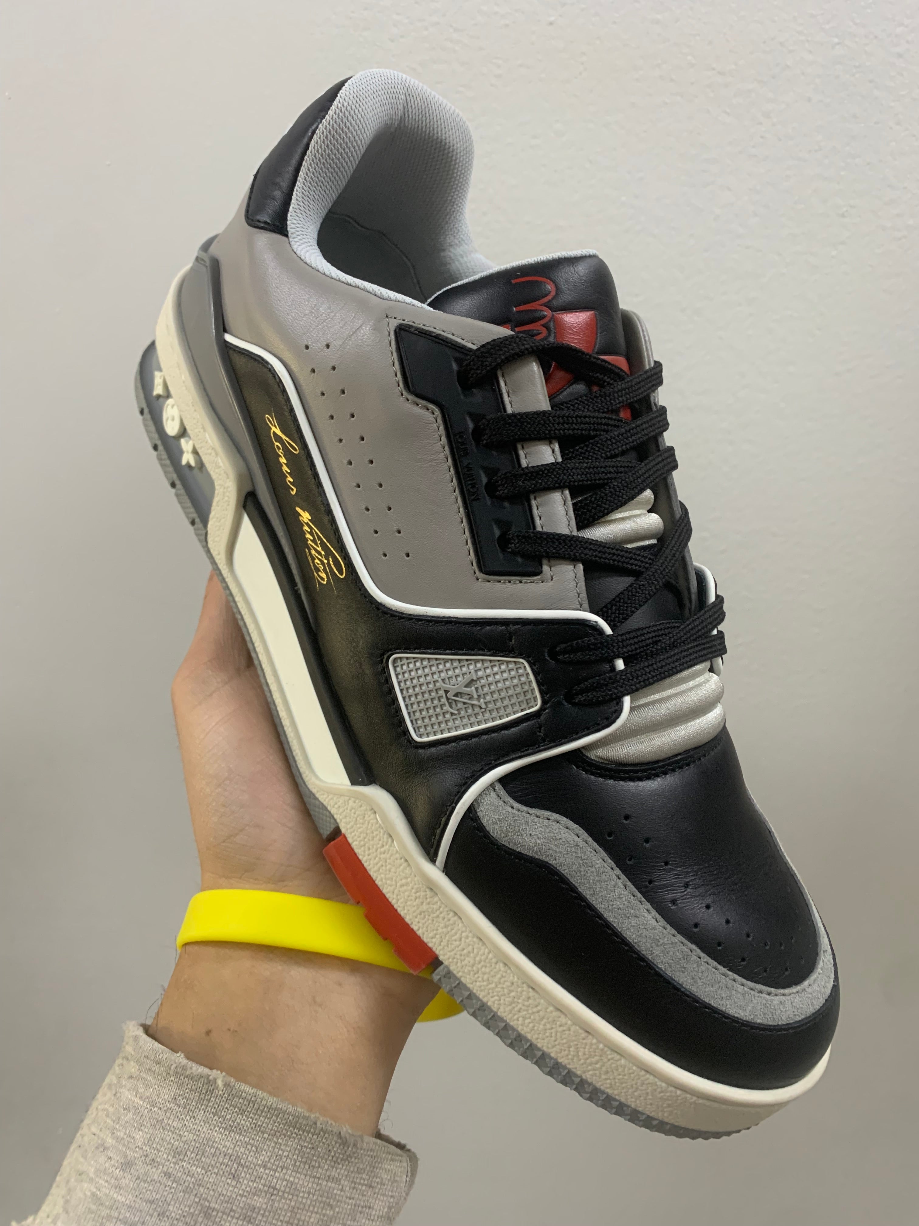 Louis Vuitton Trainer Low Black Grey
