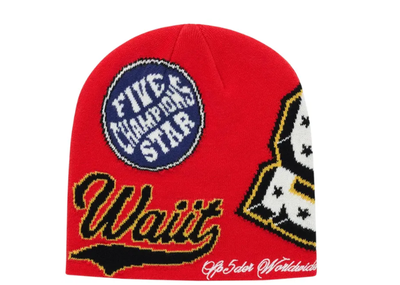 Sp5der Varsity Skully Red