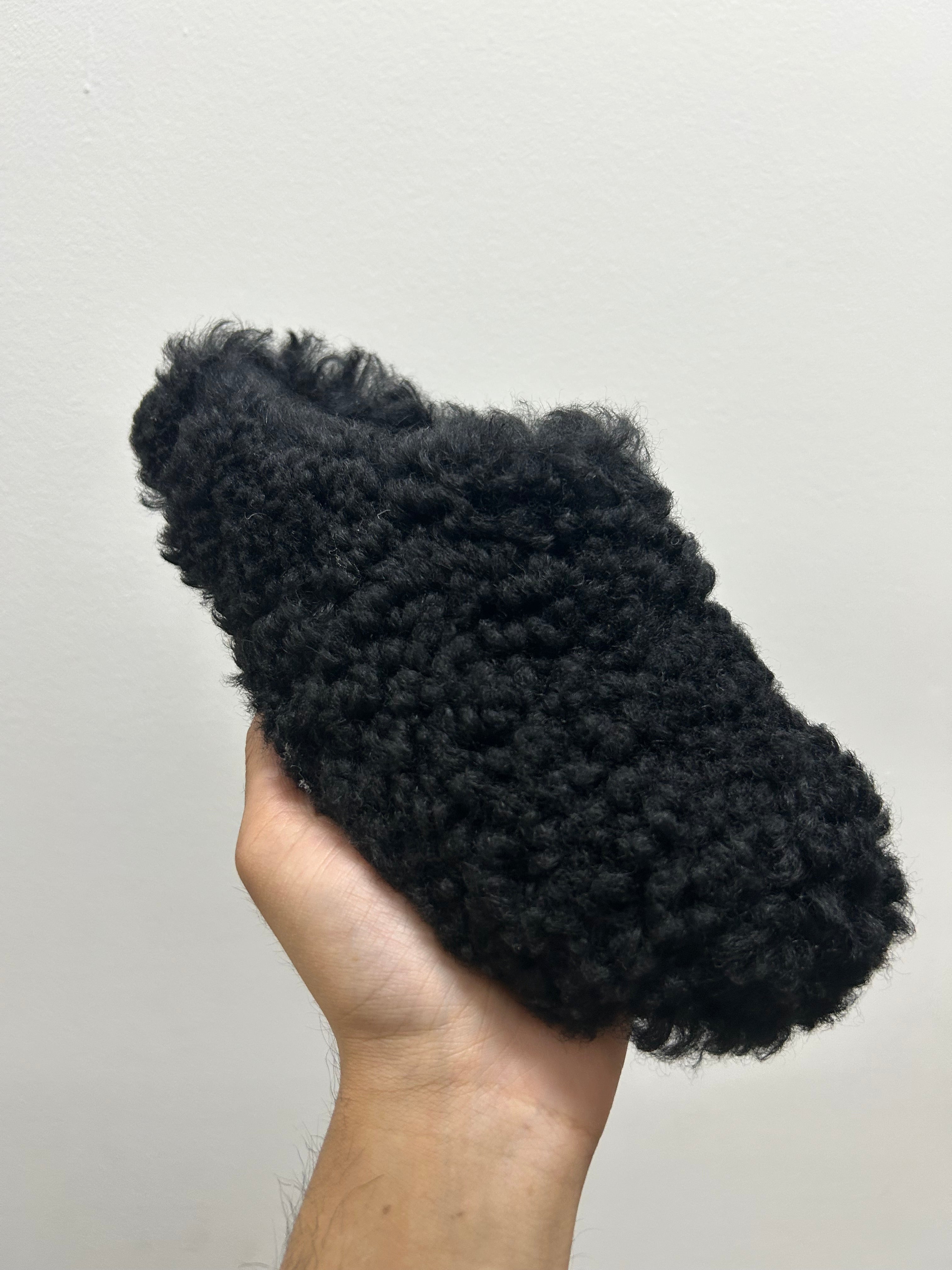 Marni  fussbet shearling sabot slippers
