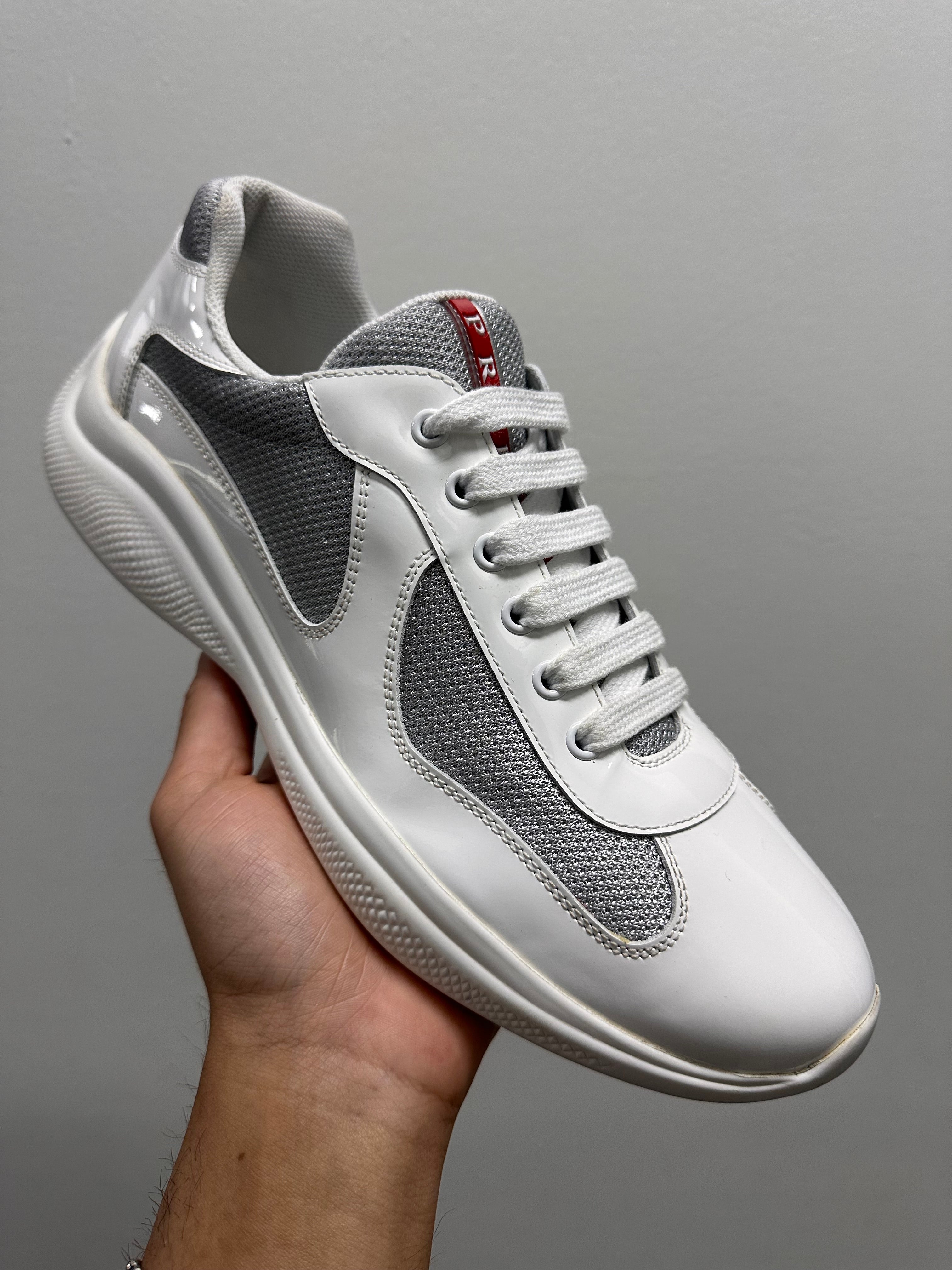 Prada Americas Cup White Patent