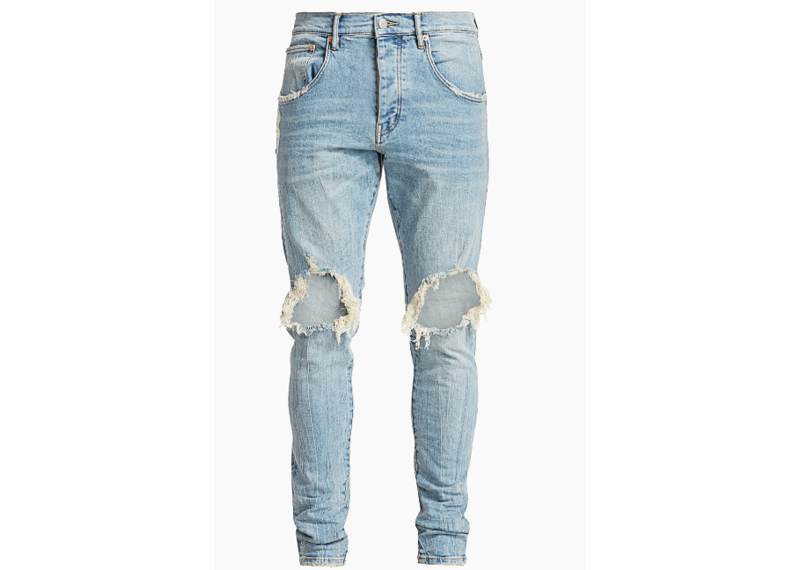 Purple Brand  P002 Repair Drop-Fit Skinny Jeans