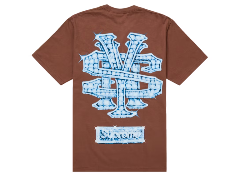 Supreme Snowman Tee Brown