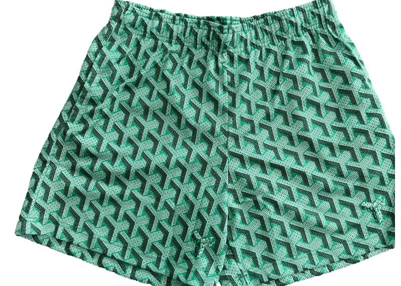 Bravest Studios Goyard Green Shorts