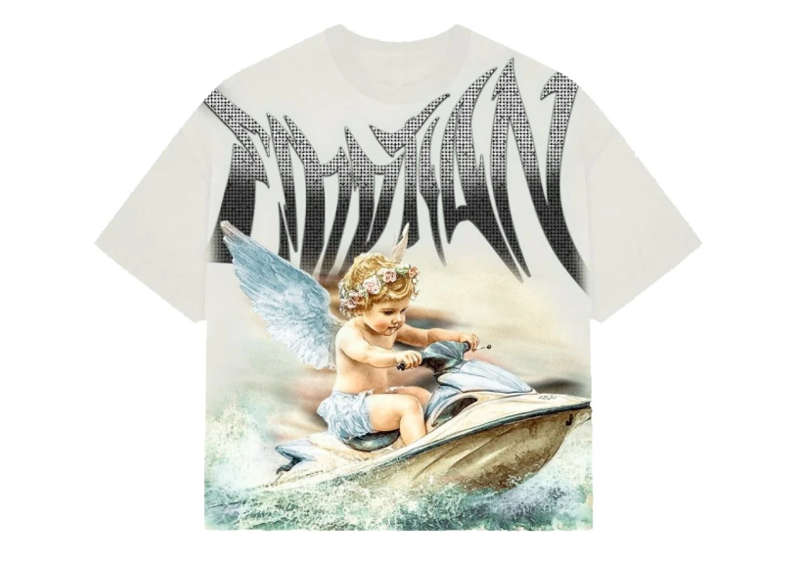 Mixed Emotion Cream Jetski Rhinestone