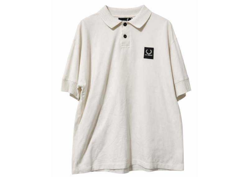 RAF SIMONS MENS WHITE COLLAR BUTTON UP