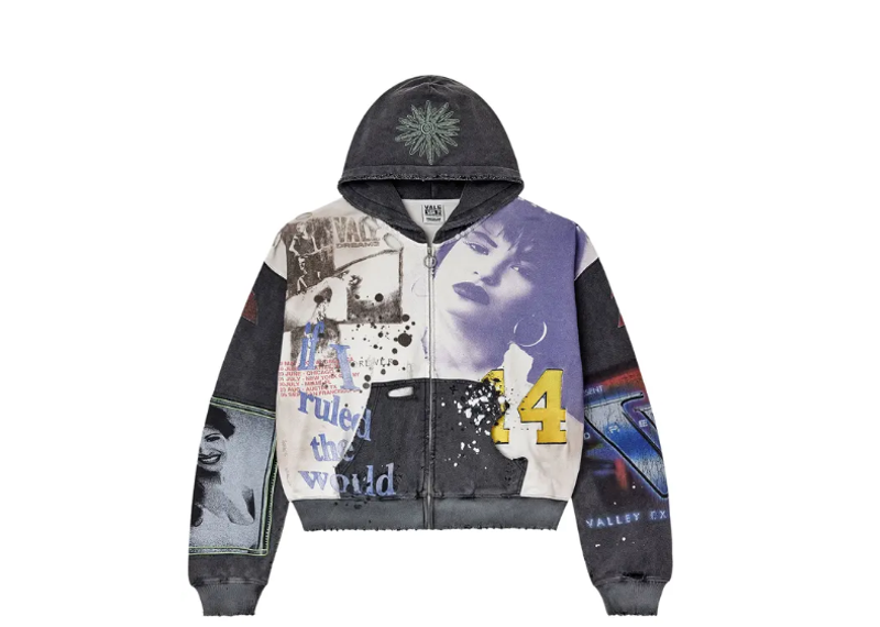 Vale Forever Noise Zip Up Dark Graphic