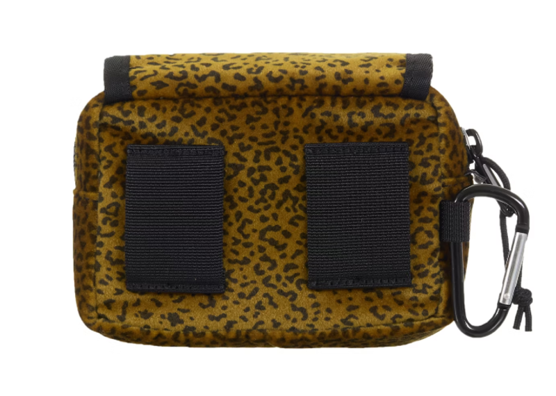 Supreme Velvet Mini Pouch Tan Leopard