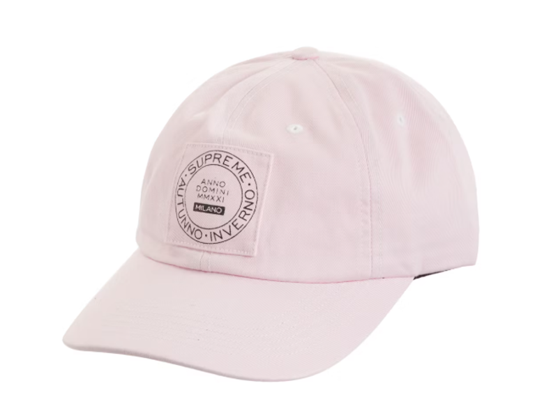 Supreme Milano Patch 6-Panel Pink