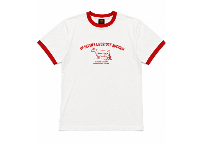 UP 7 LIVESTOCK RINGER TEE