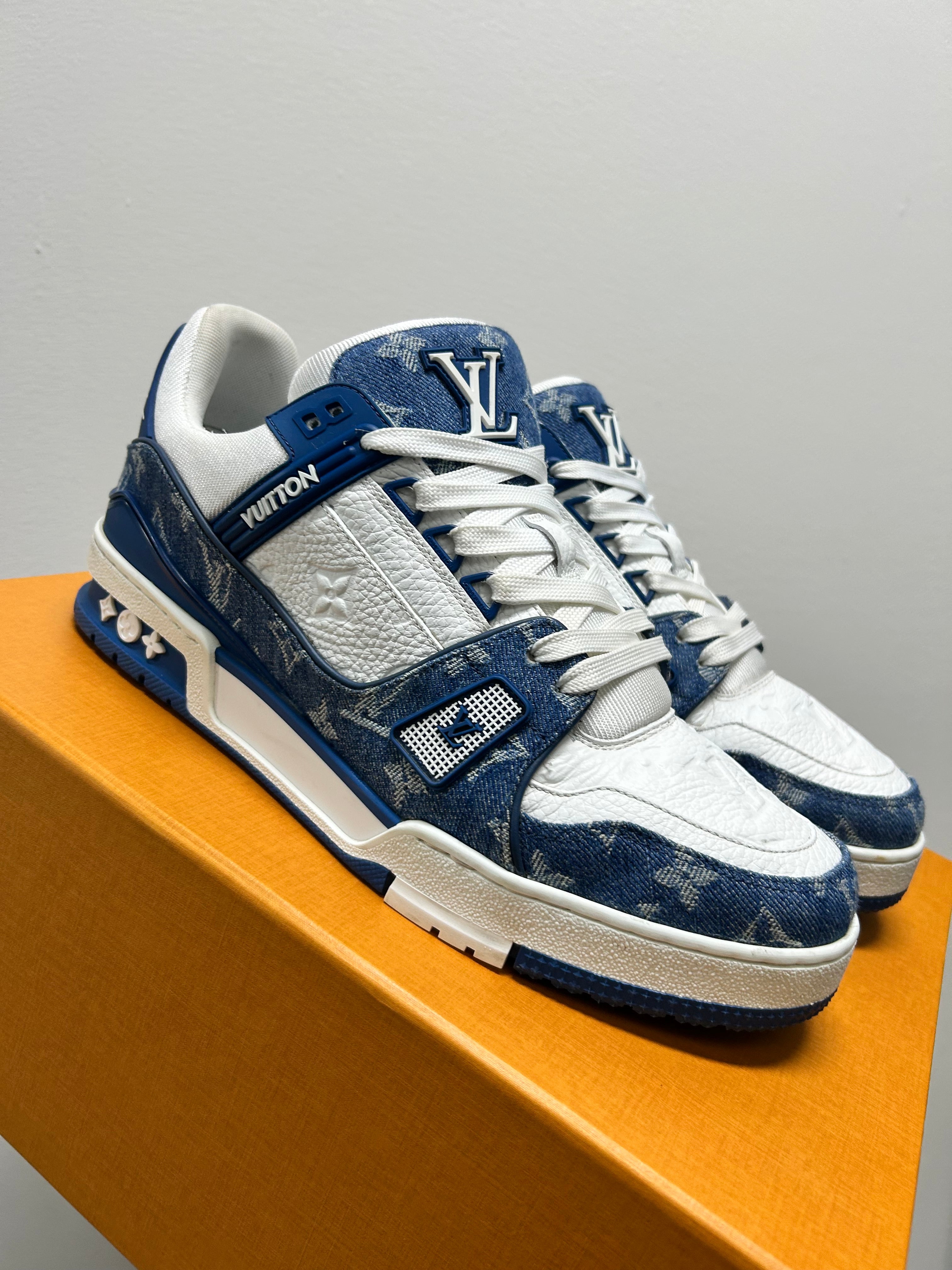 Louis Vuitton Trainer Low Monogram Denim