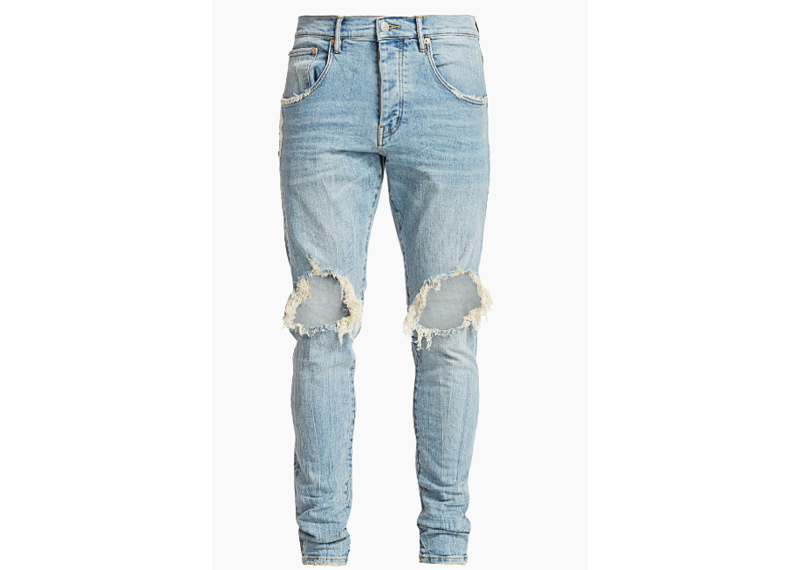 Purple Brand  P002 Repair Drop-Fit Skinny Jean