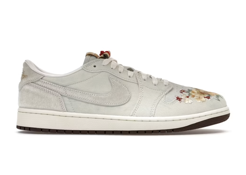 Jordan 1 Retro Low OG Football Grey Sail Light Chocolate