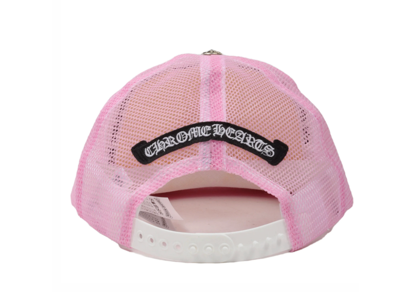 Chrome Hearts Pink Horseshoe Trucker Hat