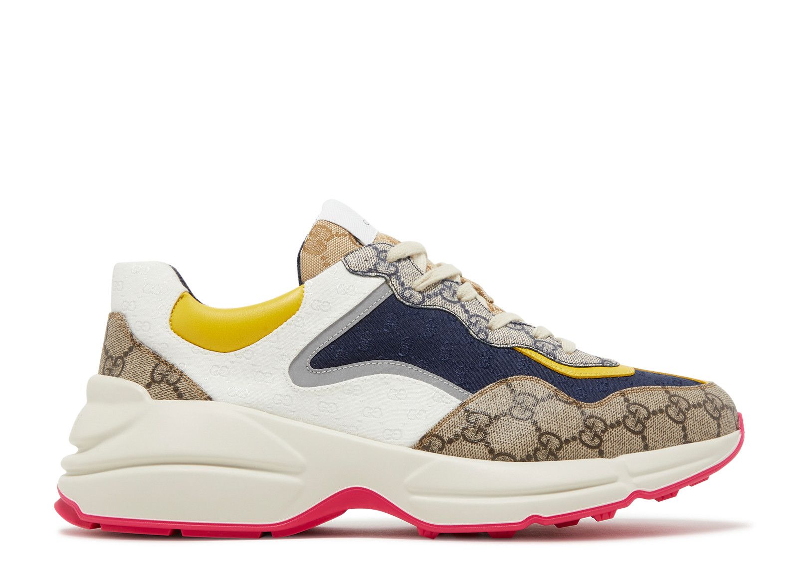 Gucci GG Rhyton Beige White Yellow