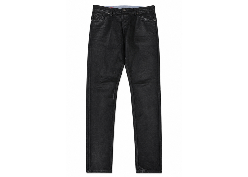 DIESEL BLACK PAINTED BLACK DENIM