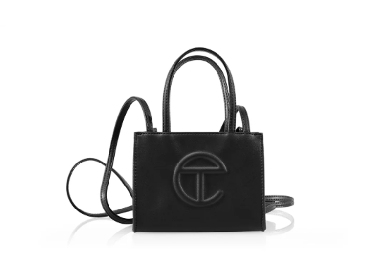 TELFAR SHOPPING BAG SMALL DARK BLACK