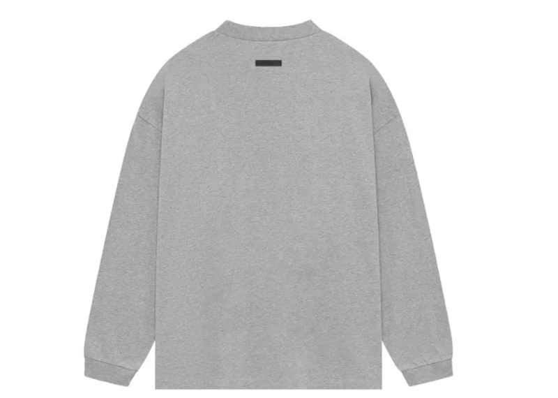 Fear of God Essentials Jersey Long-Sleeve Tee Dark Heather