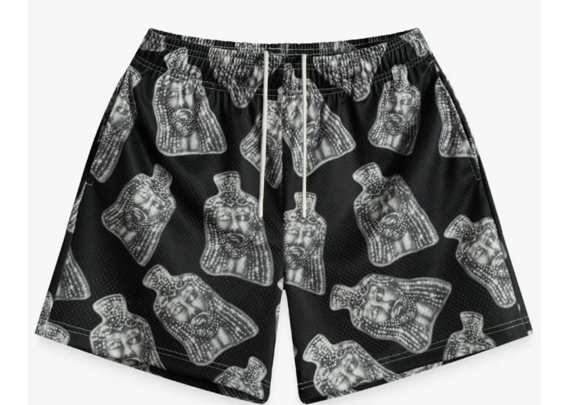 Bravest Studios Jesus Piece Shorts Black