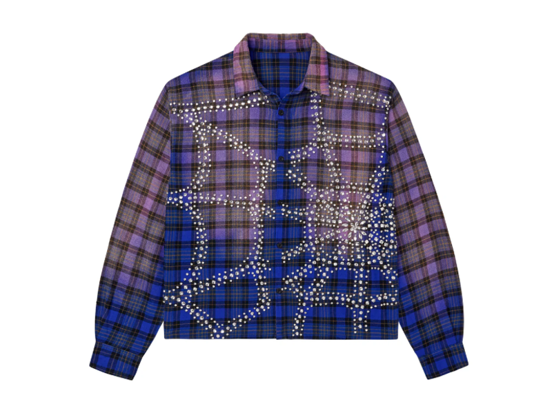 VALE FOREVER BLUE INFERNO FLANNEL
