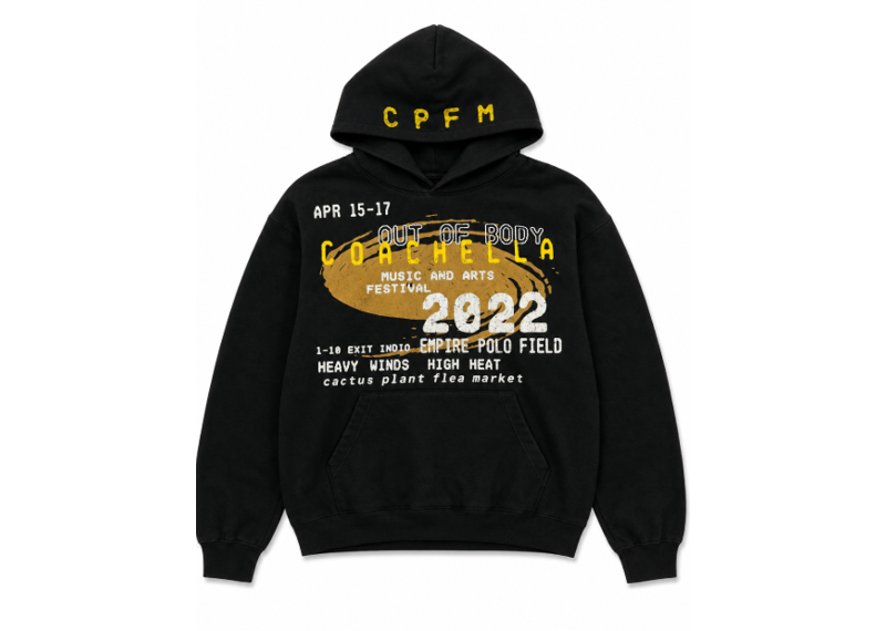 Cactus Plant Flea Market Coachella x CPFM Weekend 1 Hoodie Black