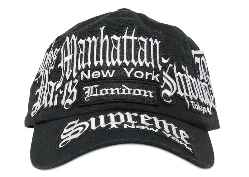 Supreme City Patches 6-Panel Black