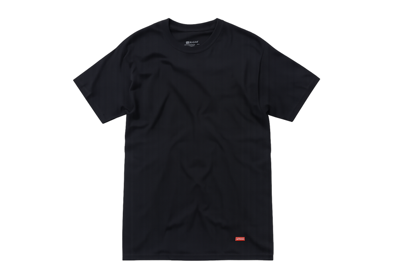 SUPREME HANES TEE (1 TEE) - BLACK
