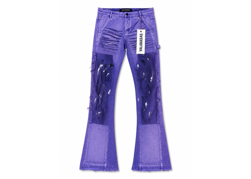 Valabasas Light Purple Flared Jeans